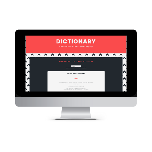 link to dictionary app